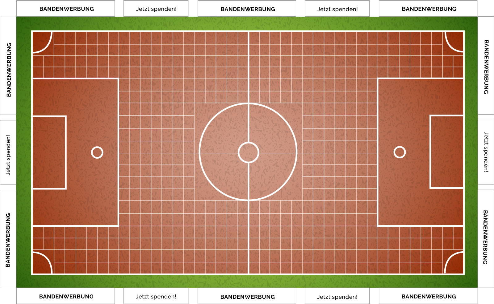 Fussball L mit Banden